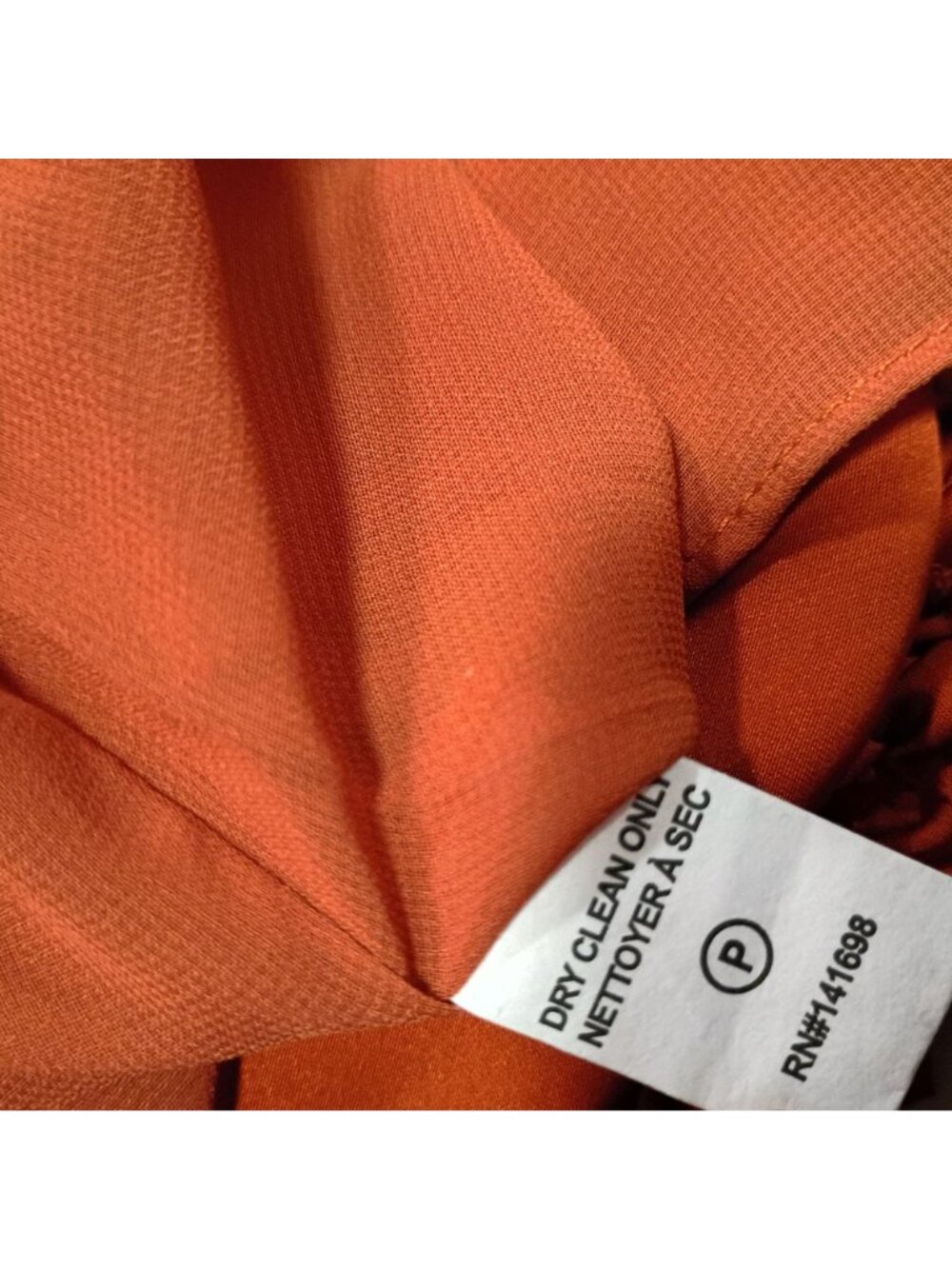 NWT Ramy Brook Foxy Mini Dress Women's 6 Cinnamon Satin Long Sleeve Side Ruched - Picture 13 of 16